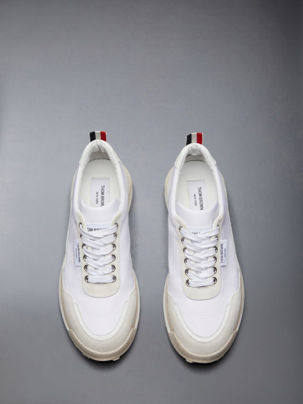 Thom Browne Eco Nylon Alumni Donna Sneakers Bianche | CNF89S94407