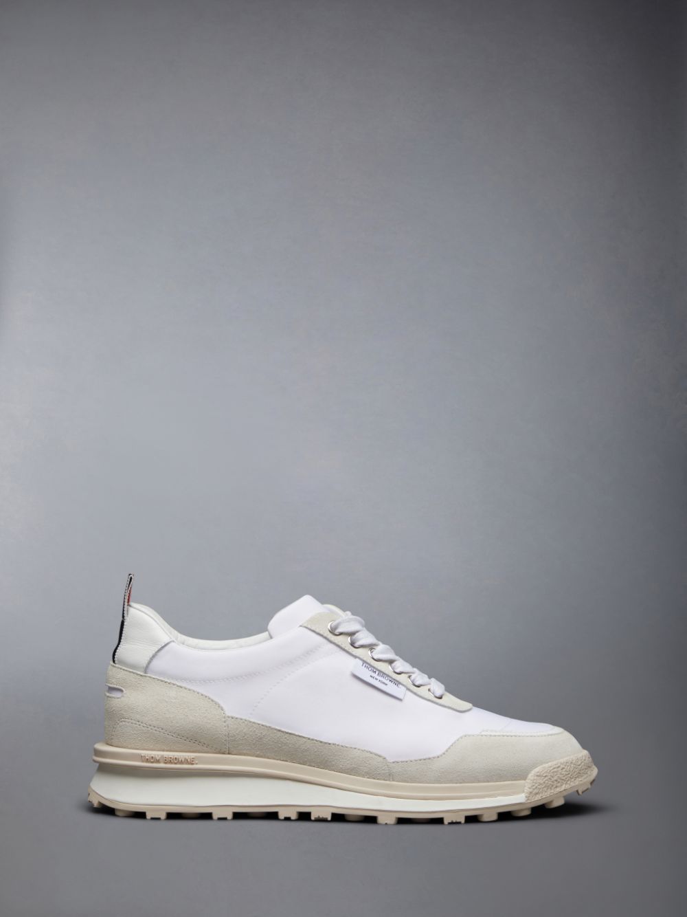 Thom Browne Eco Nylon Alumni Donna Sneakers Bianche | CNF89S94407