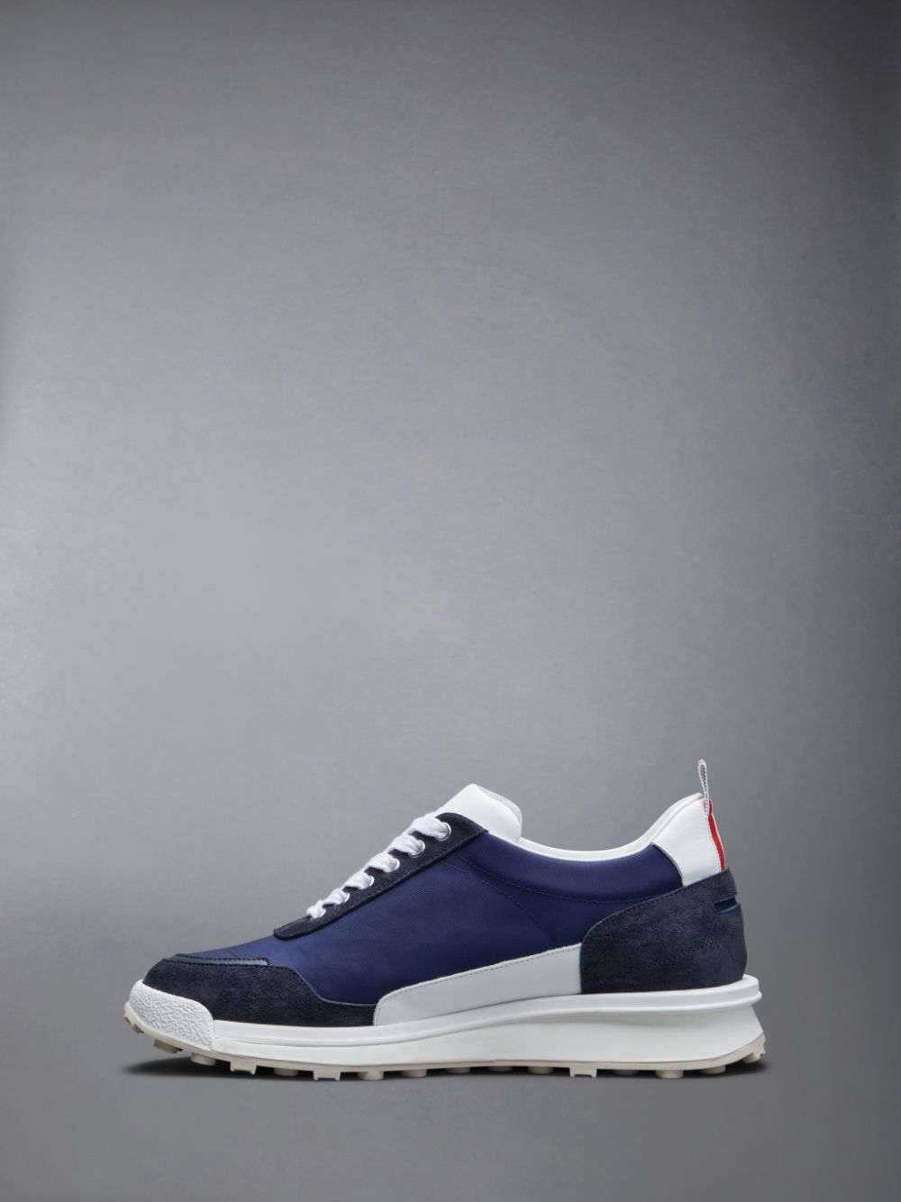 Thom Browne Eco Nylon Alumni Uomo Sneakers Blu | SSY93L60436