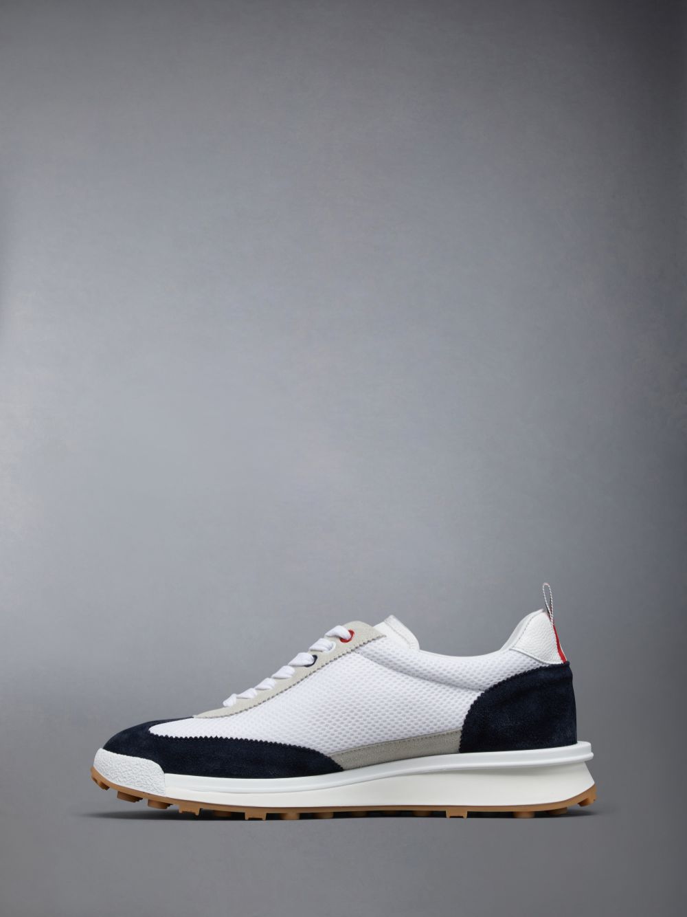 Thom Browne FINE SUEDE TECH RUNNER Uomo Sneakers Bianche | PXH95X36248