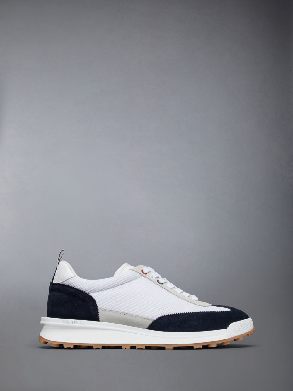 Thom Browne FINE SUEDE TECH RUNNER Uomo Sneakers Bianche | PXH95X36248