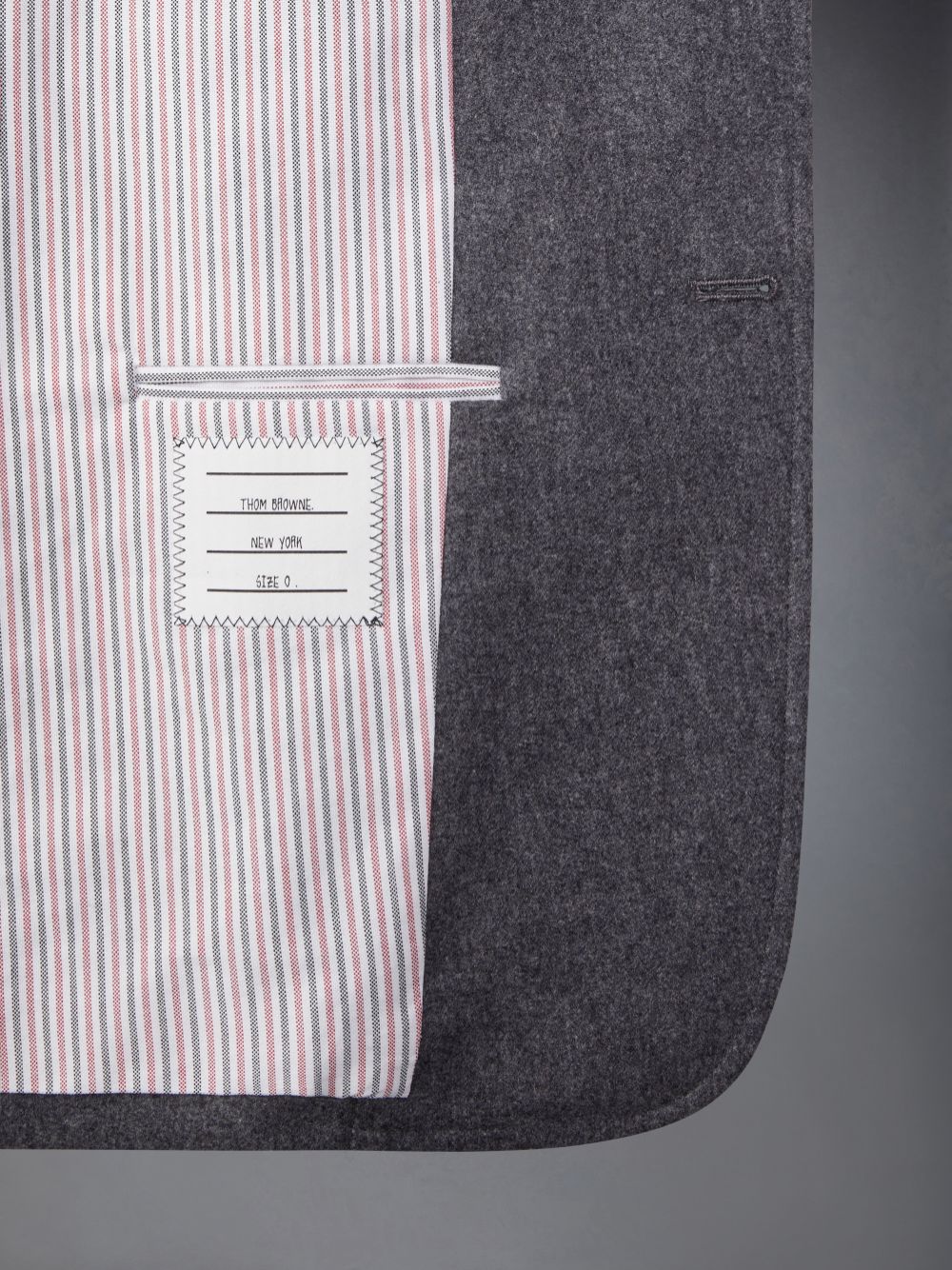 Thom Browne Flannel 4-Bar Unstructured Straight Fit Sport Uomo Cappotti Grigie | AZF91C63697