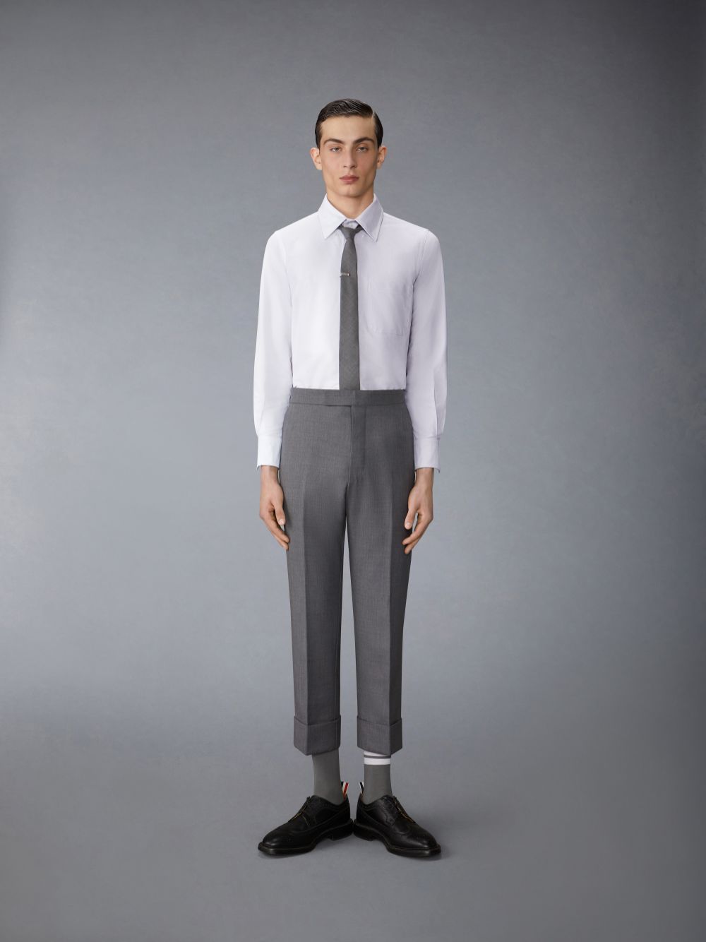 Thom Browne Funmix Oxford Uomo Camicie Grigie | NBB74L45286