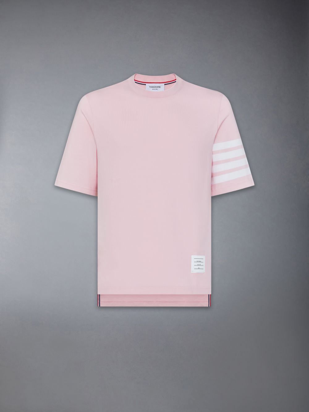 Thom Browne Jersey 4-Bar Short Sleeve Uomo Magliette Rosa | CHS53O52965