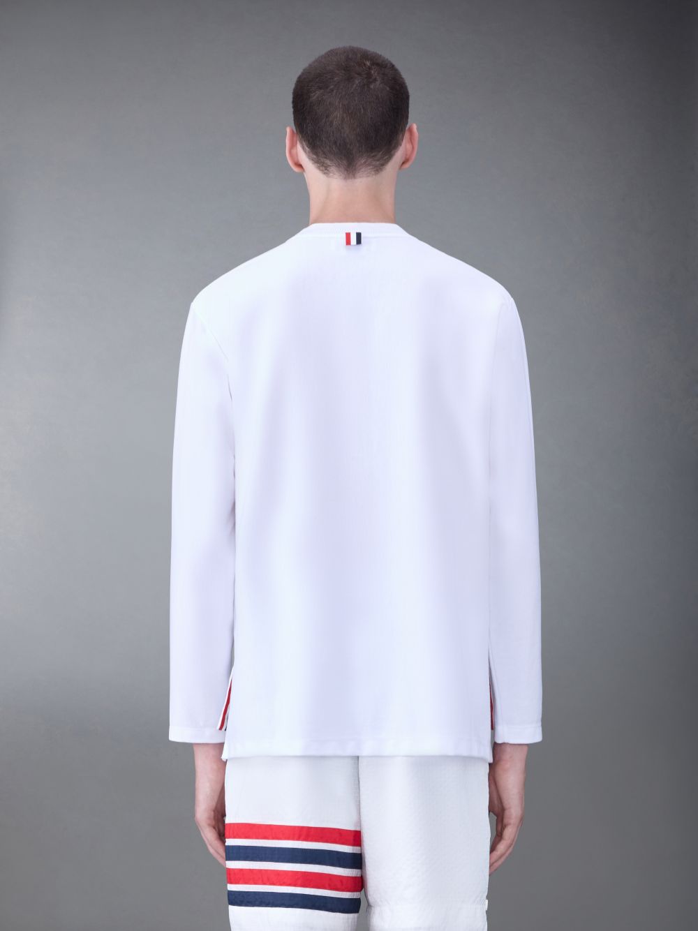 Thom Browne Jersey Oversized Uomo Magliette Bianche | NTV46Q97557