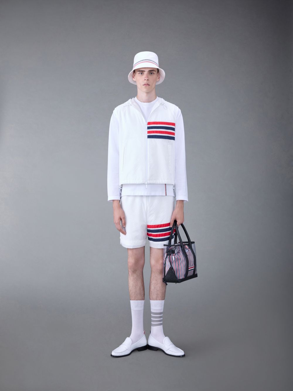 Thom Browne Jersey Oversized Uomo Magliette Bianche | NTV46Q97557