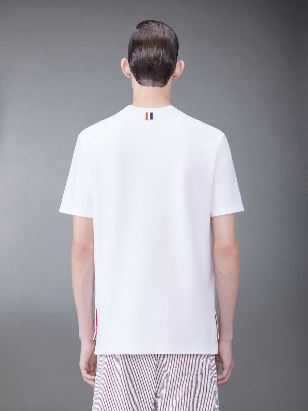 Thom Browne Jersey Short Sleeve Uomo Magliette Bianche | BYP11V23002