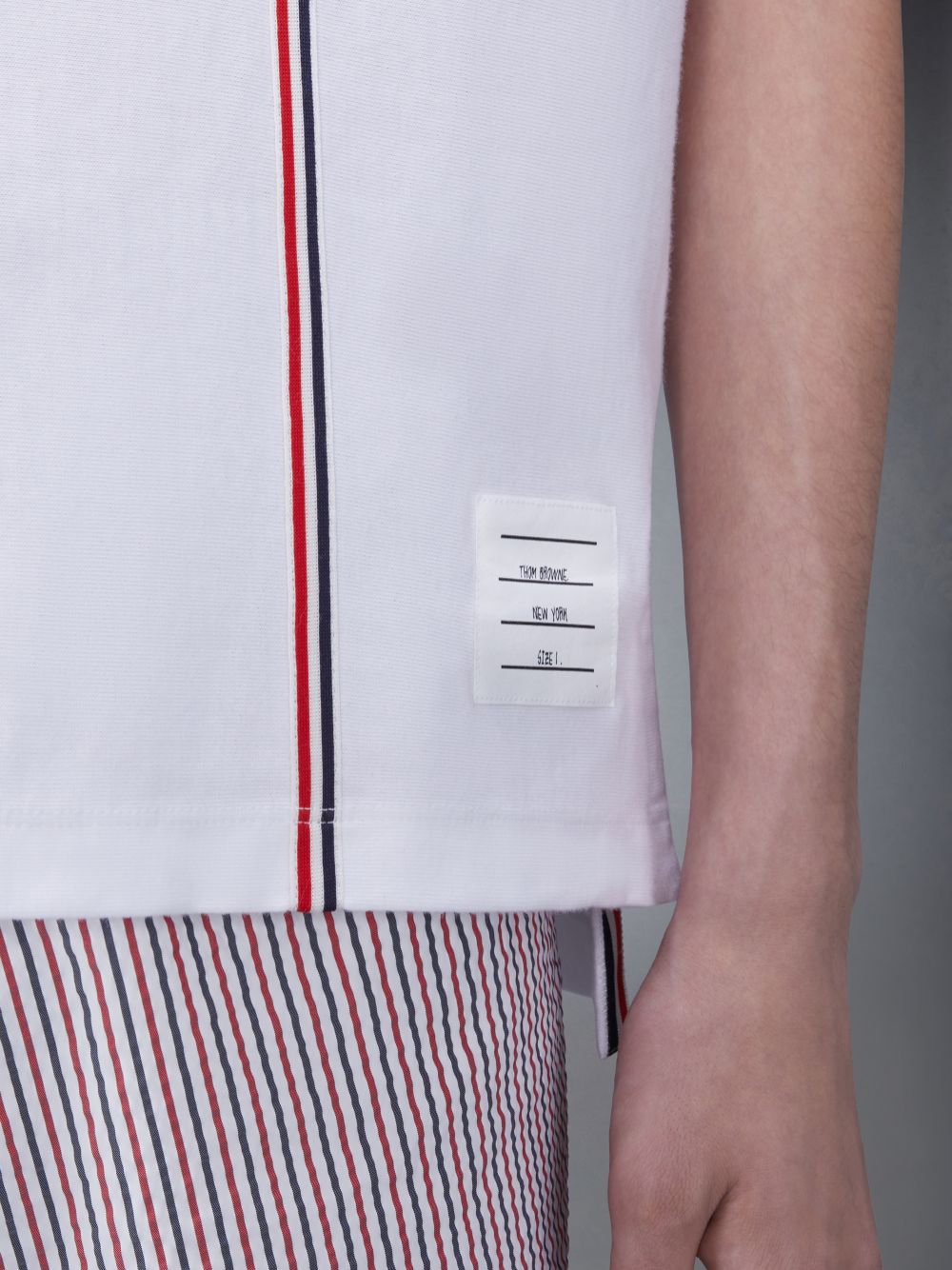 Thom Browne Jersey Short Sleeve Uomo Magliette Bianche | BYP11V23002