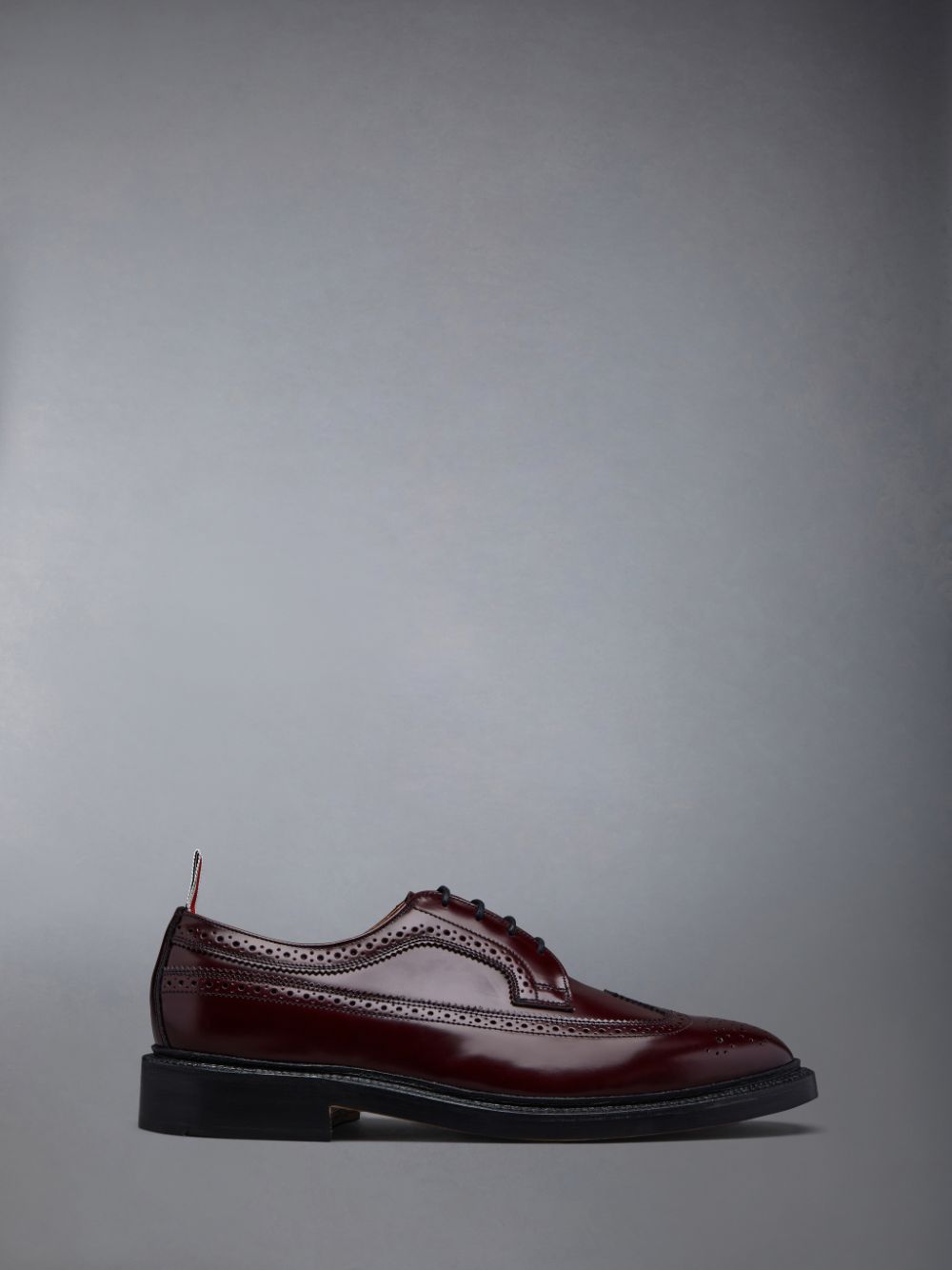 Thom Browne LONGWING W/ LEATHER SOLE IN SPAZZOLATO LEATHER Uomo Scarpe Brogue Marroni | PSC17E36149