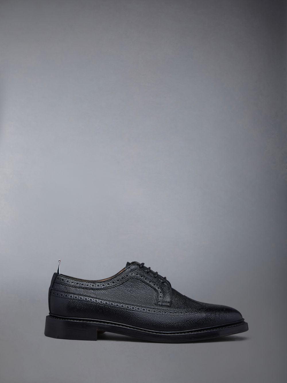 Thom Browne Leather Sole Longwing Uomo Scarpe Brogue Nere | TWZ87C86810