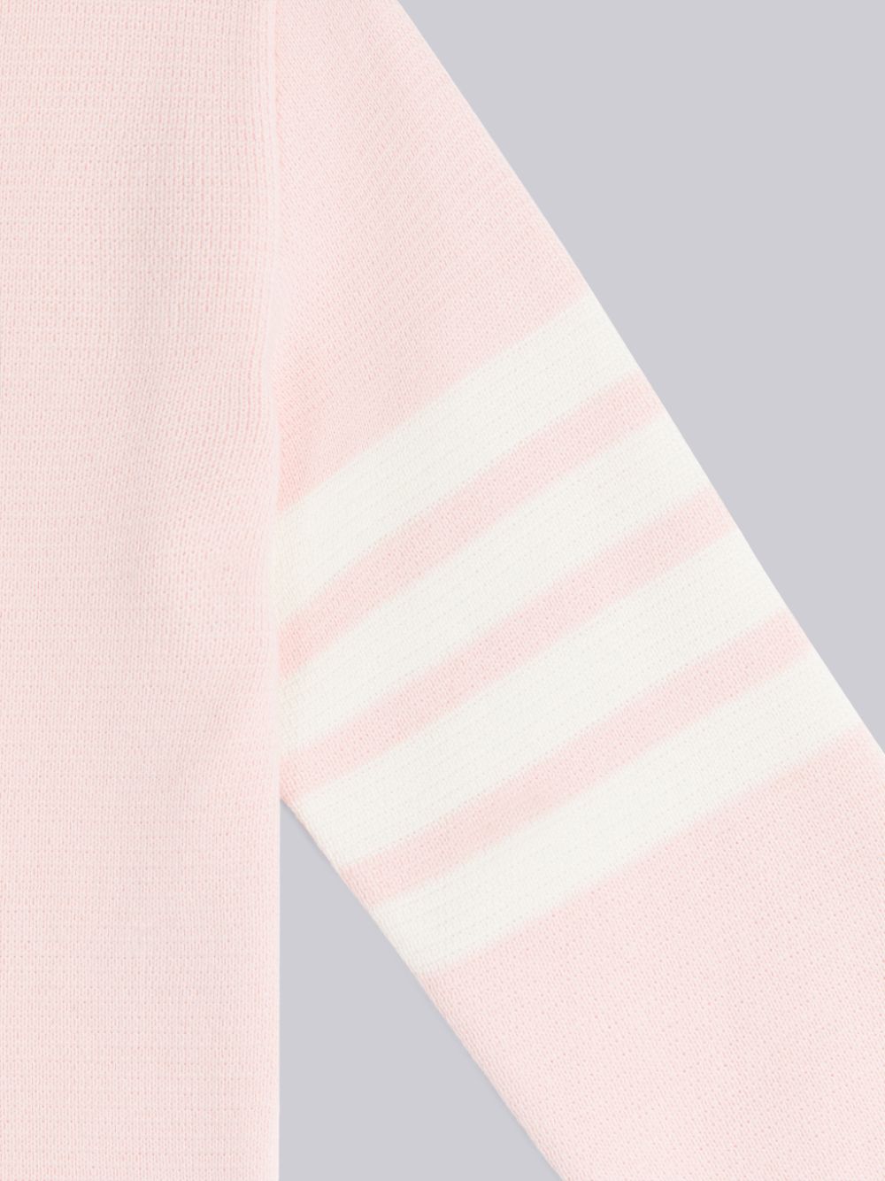 Thom Browne Light Pink Milano Stitch Cotton 4-Bar Crew Neck Ragazzo Pullover Rosa | GWB92G44829