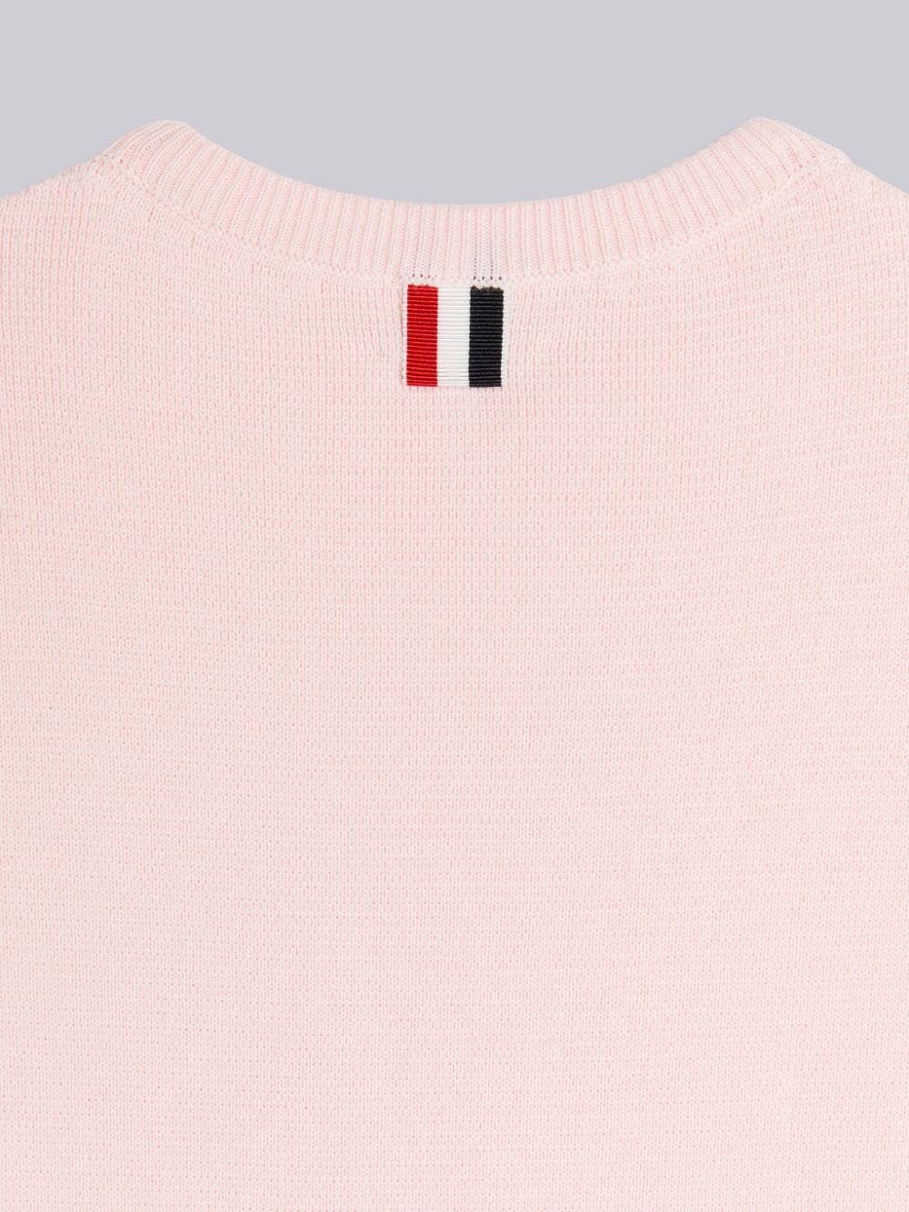 Thom Browne Light Pink Milano Stitch Cotton 4-Bar Crew Neck Ragazzo Pullover Rosa | GWB92G44829