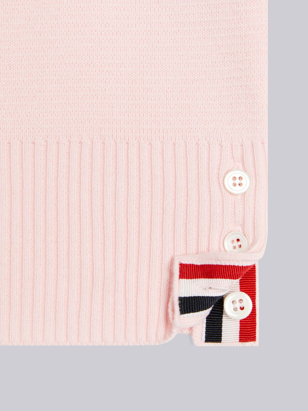 Thom Browne Light Pink Milano Stitch Cotton 4-Bar Crew Neck Ragazzo Pullover Rosa | GWB92G44829