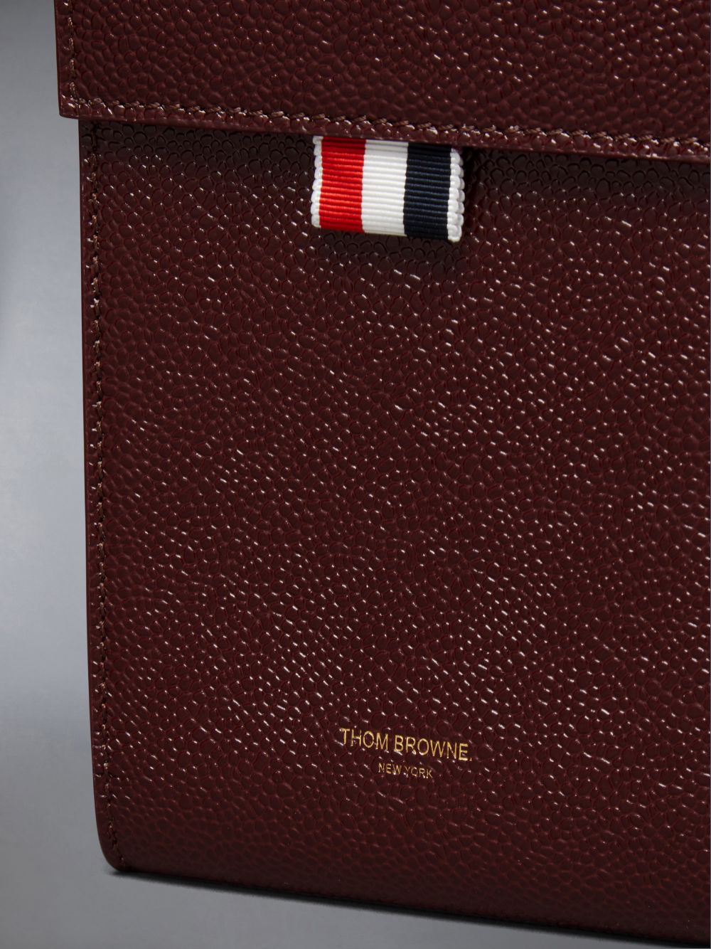 Thom Browne Lucido Leather Phone Holder Donna Borse Crossbody Rosse | ZHX45Y30389