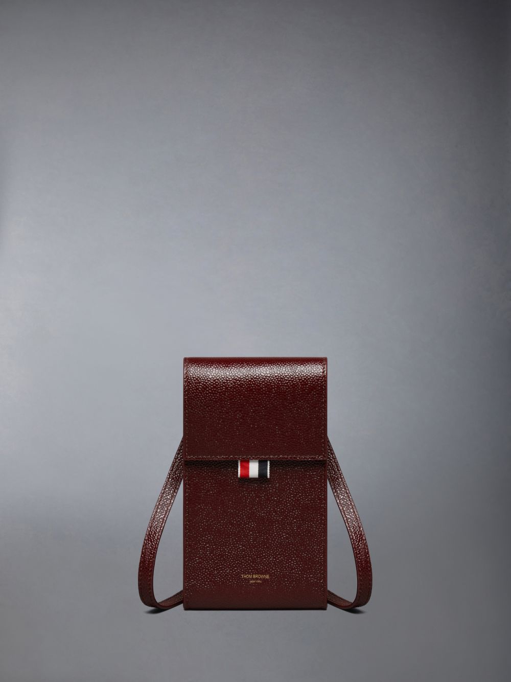 Thom Browne Lucido Leather Phone Holder Donna Borse Crossbody Rosse | ZHX45Y30389