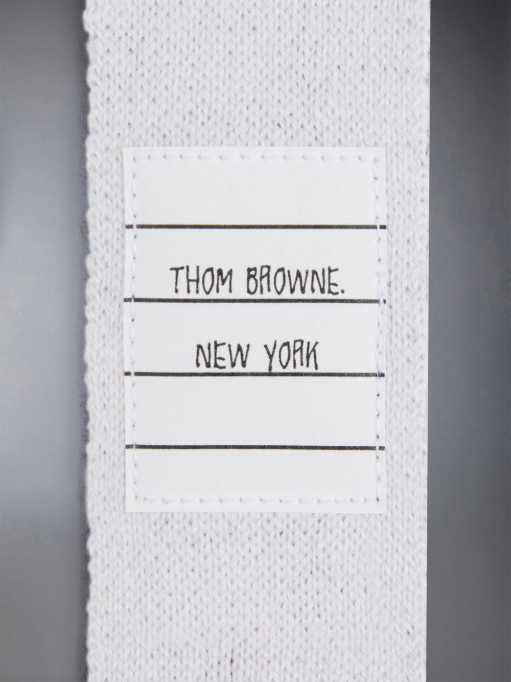 Thom Browne Medium Cashmere Knit 4-Bar Donna Cravatte Grigie | TVI70W78062