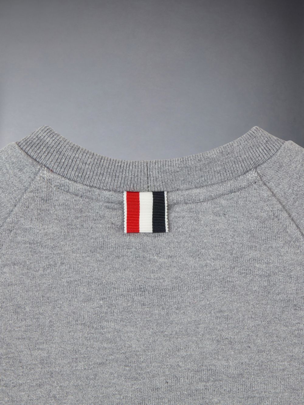 Thom Browne Medium Classic Cotton Loopback Jersey Raglan Sleeve Engineered 4-Bar Ragazzo Felpe Grigie | ZGZ79G51819