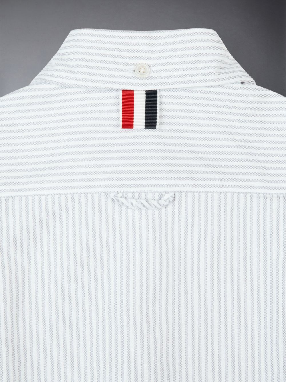 Thom Browne Medium Cotton Oxford University Stripe Classic Ragazzo Camicie Grigie | YMF49X67196