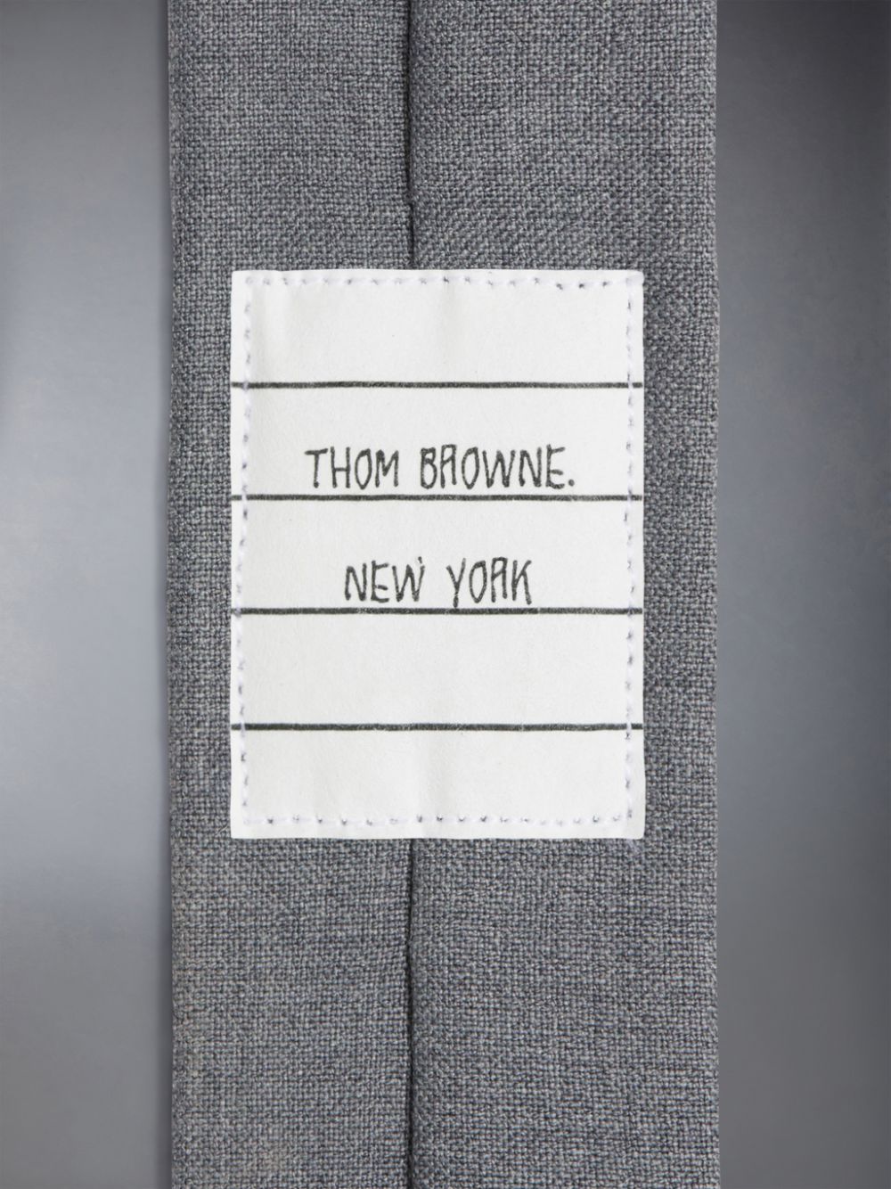 Thom Browne Medium Plain Weave 4-Bar Uomo Cravatte Grigie | CQB06J65094