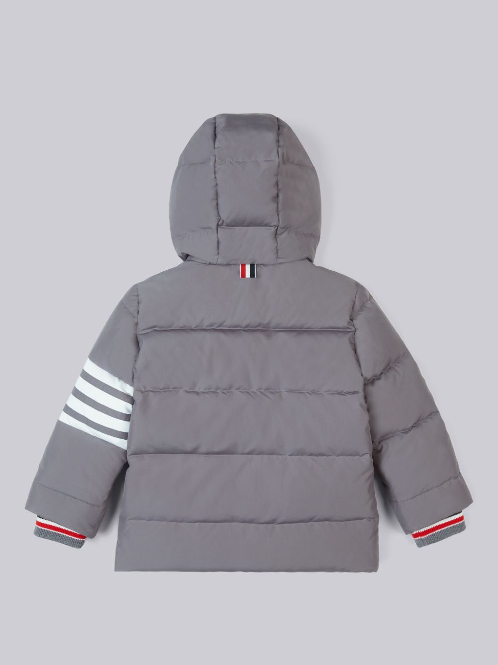 Thom Browne Medium Ripstop Downfilled Hooded 4-Bar Ragazzo Parka Grigie | KRB82V23873