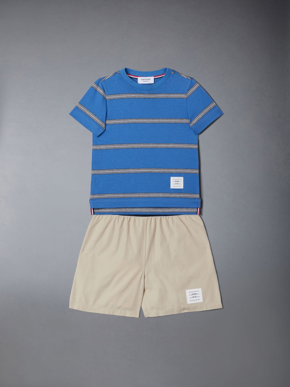 Thom Browne Mid Weight Jersey Striped Ragazza Magliette Blu | MLQ98J01605