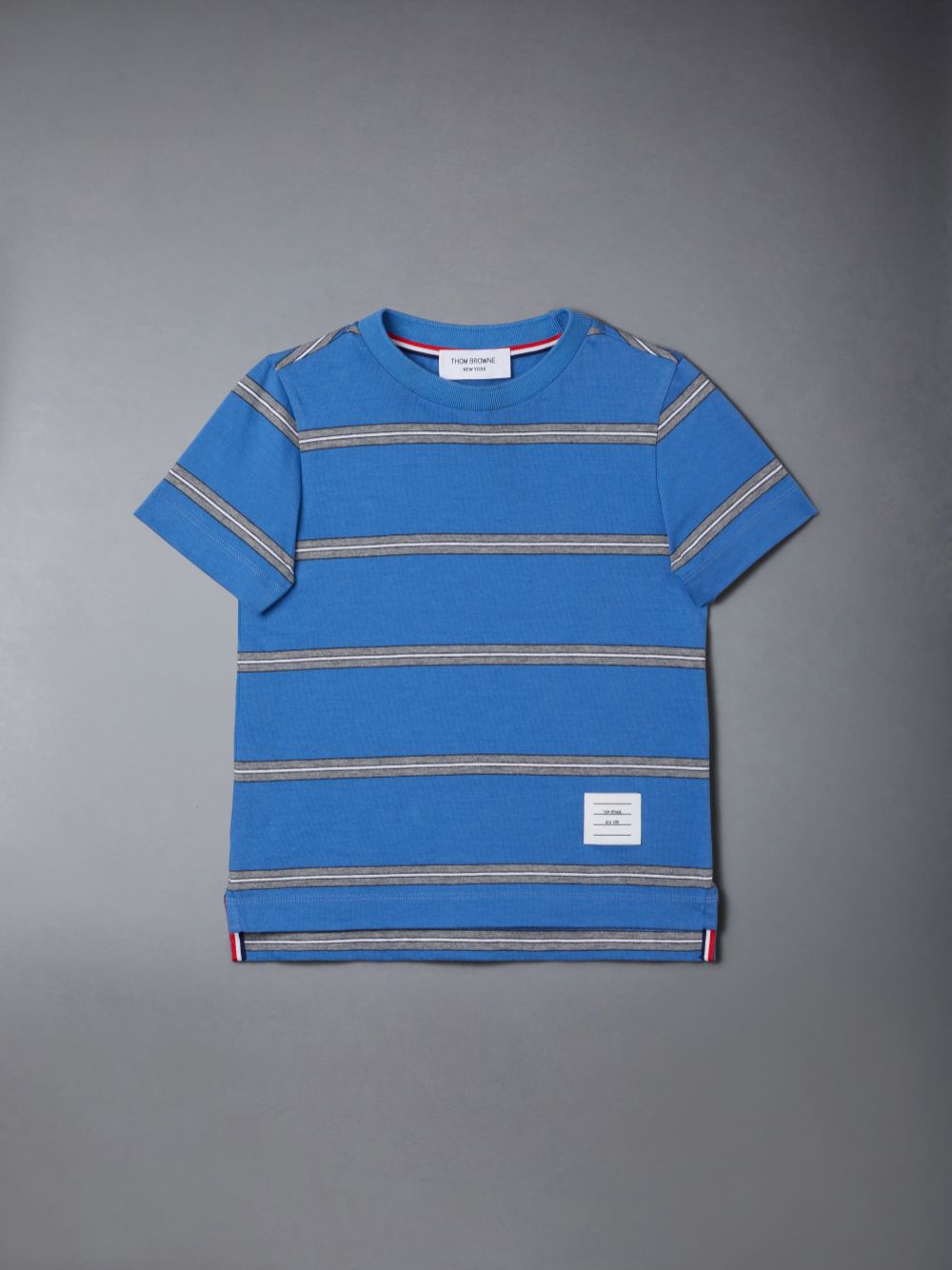 Thom Browne Mid Weight Jersey Striped Ragazzo Magliette Blu | JCY30Z62739