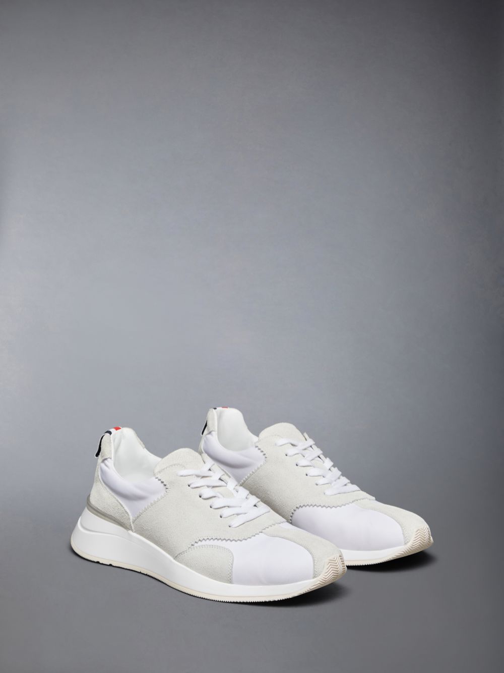 Thom Browne Nylon Sprinter Uomo Sneakers Bianche | BVW53I50844