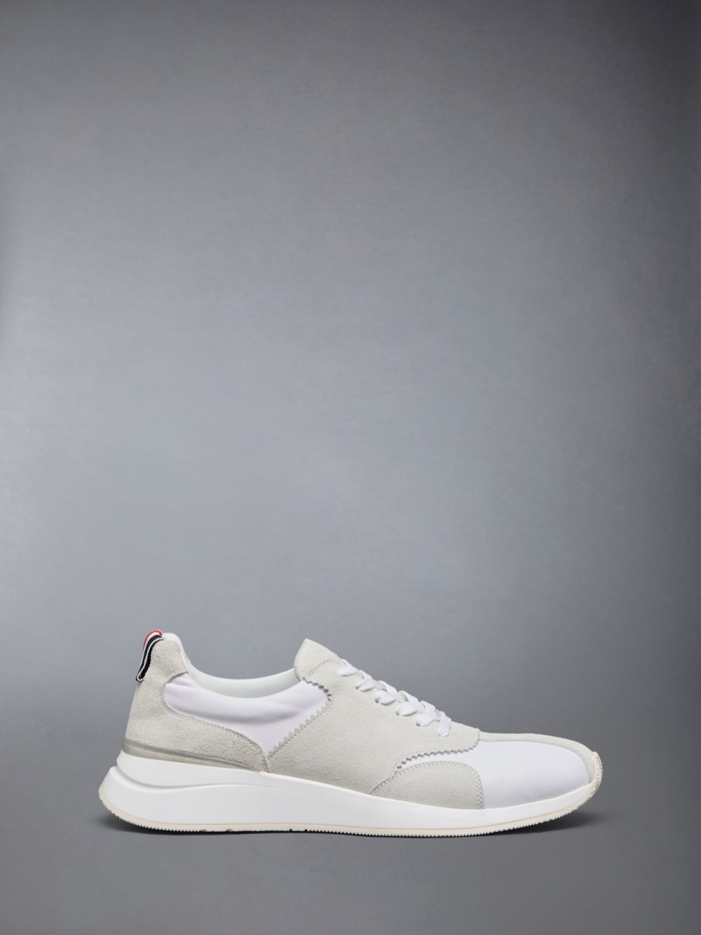 Thom Browne Nylon Sprinter Uomo Sneakers Bianche | BVW53I50844