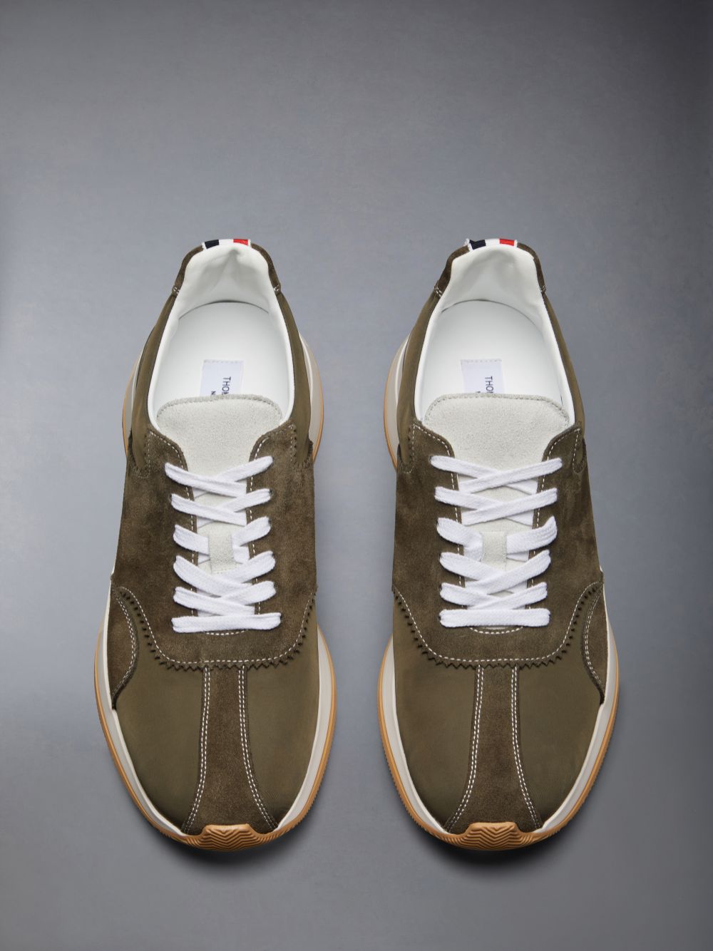 Thom Browne Nylon Sprinter Uomo Sneakers Verdi | CHV90O20744