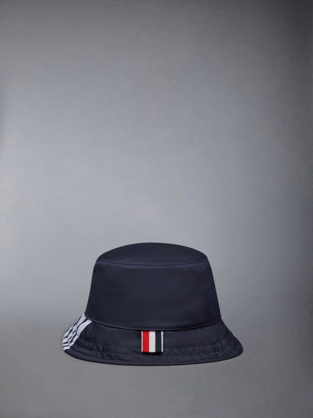 Thom Browne Nylon Swim Tech 4-Bar Ragazzo Cappello A Secchiello Blu | YUC80N94847