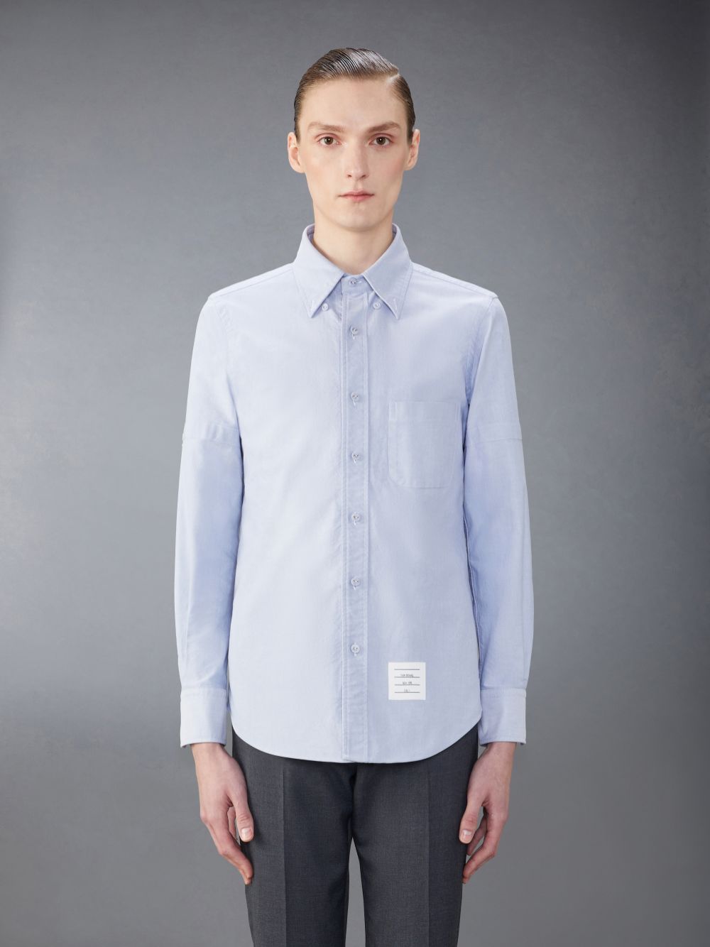 Thom Browne Oxford Armband Uomo Camicie Blu | NYX07T17394