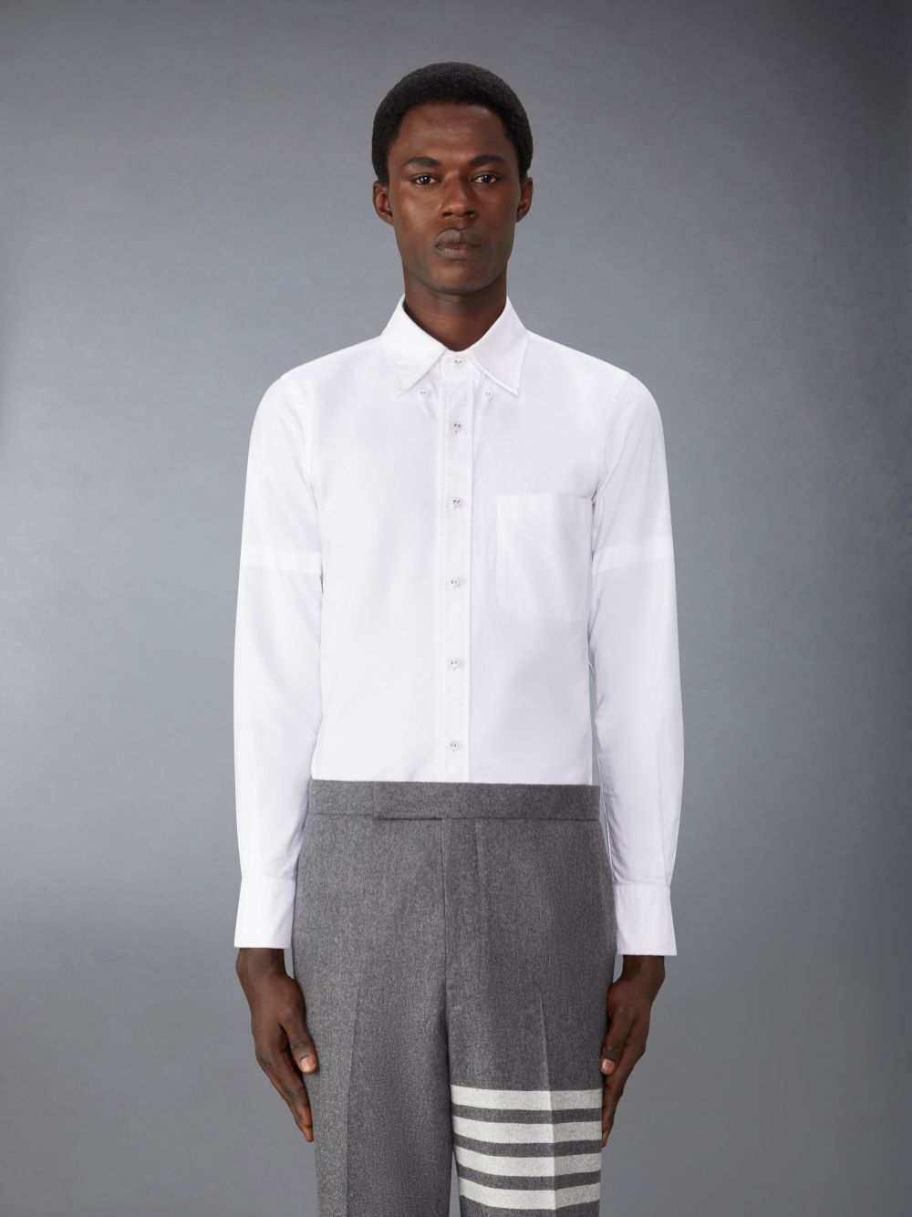 Thom Browne Oxford Armband Uomo Camicie Bianche | LME22O14929