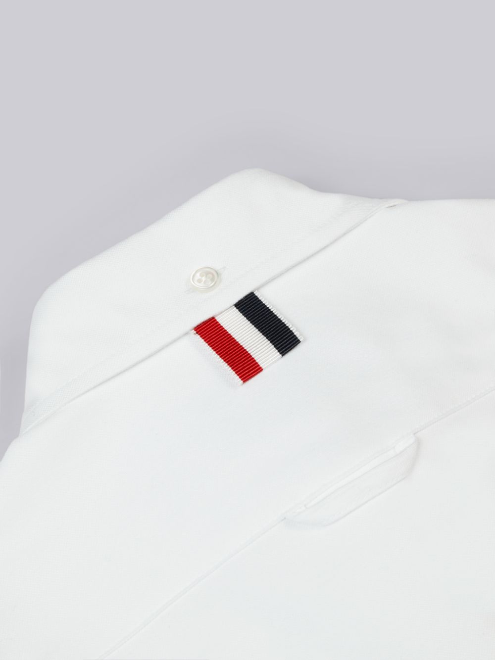 Thom Browne Oxford Knee Length Grosgrain Armband Shirt Ragazza Vestito Bianche | VTF21V22469