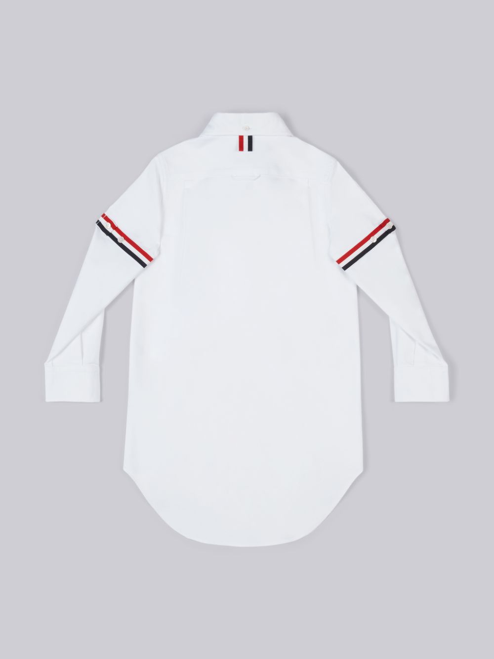 Thom Browne Oxford Thigh Length Grosgrain Amrband Shirt Ragazza Vestito Bianche | OTG69U67937