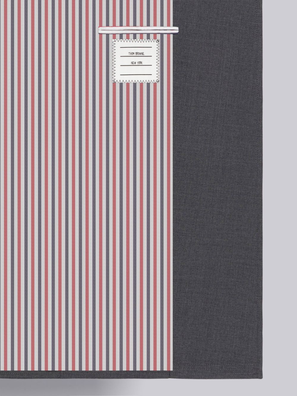 Thom Browne PLAIN WEAVE 4-BAR CHESTERFIELD Donna Cappotti Grigie | BJK23V98814