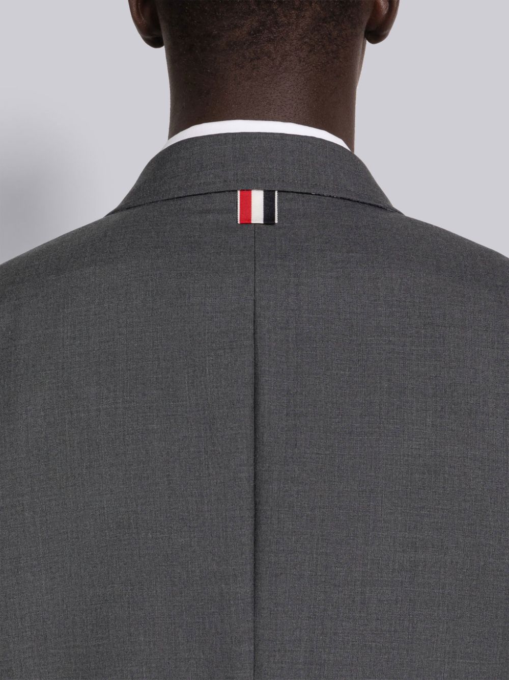 Thom Browne PLAIN WEAVE 4-BAR CHESTERFIELD Uomo Cappotti Grigie | BBU66U34015