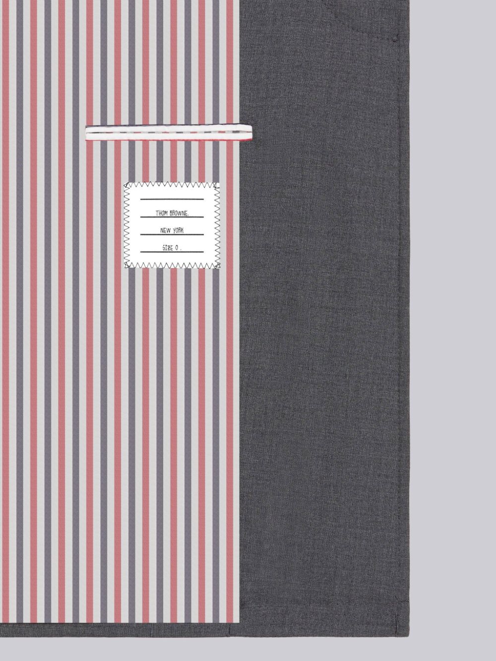 Thom Browne PLAIN WEAVE 4-BAR CHESTERFIELD Uomo Cappotti Grigie | BBU66U34015