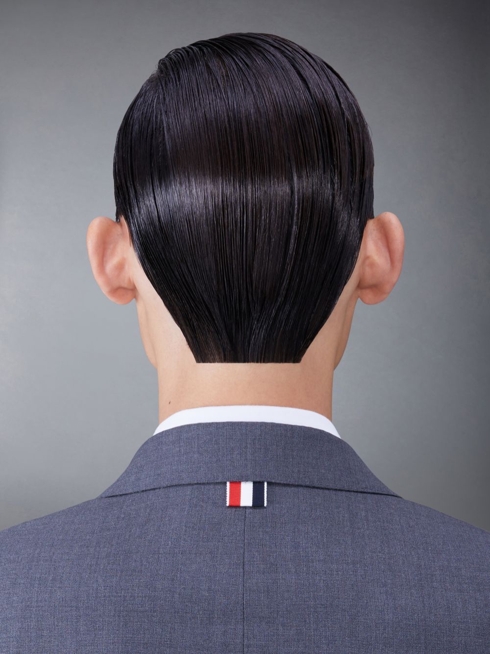 Thom Browne PLAIN WEAVE SUITING 4-BAR CLASSIC SPORT Uomo Cappotti Grigie | IEH86E62971