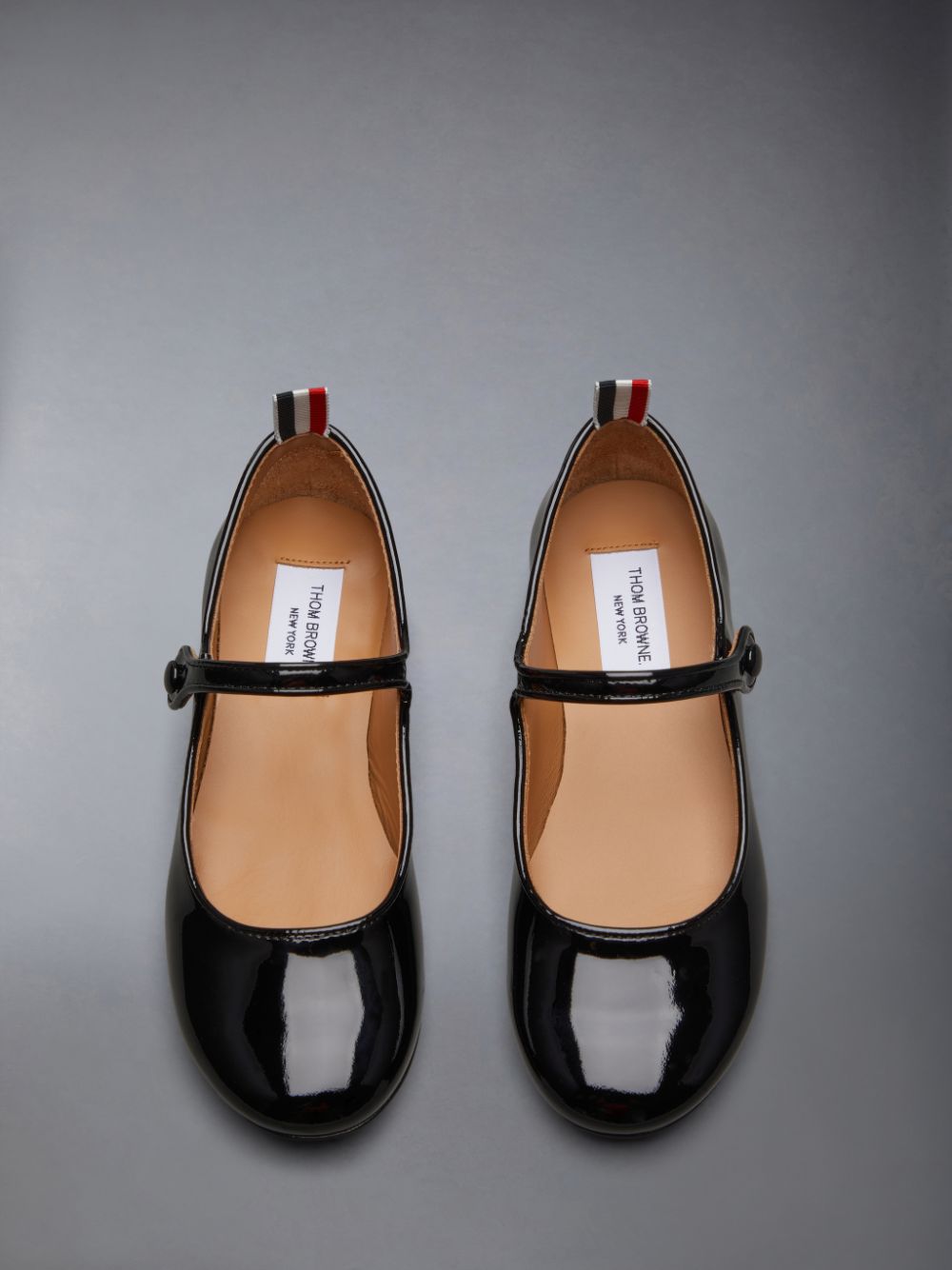 Thom Browne Patent John Ragazza Ballerine Nere | FQT56B98796