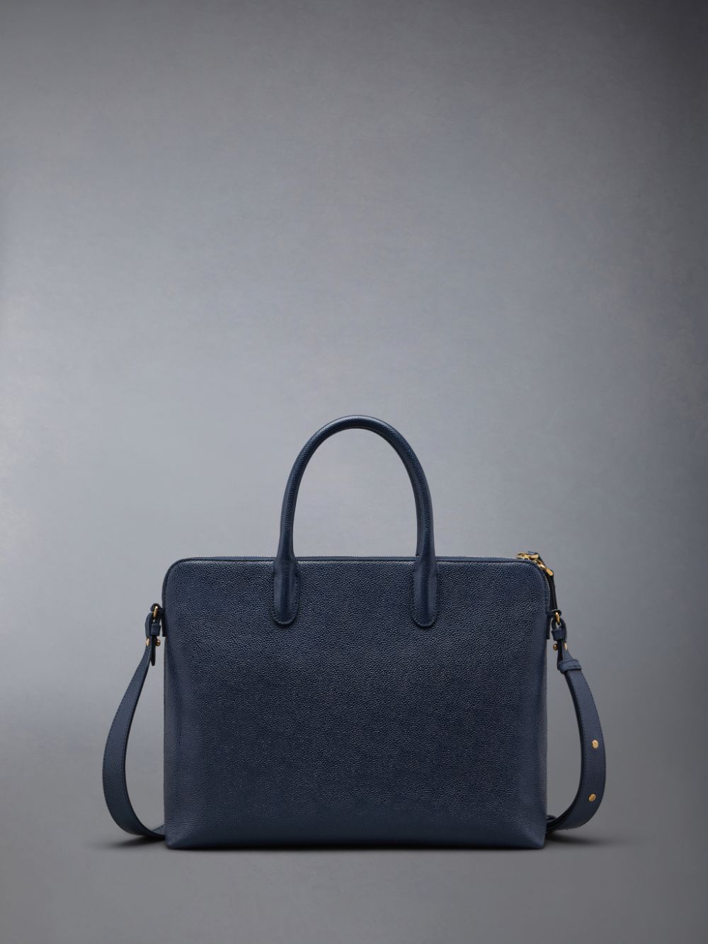 Thom Browne Pebble Grain 4-Bar Donna Borse Da Lavoro Blu | EOZ16X50766