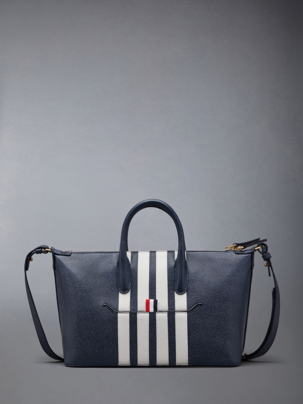 Thom Browne Pebble Grain 4-Bar Small Donna Borsa Da Viaggio Blu | LHP83M03404