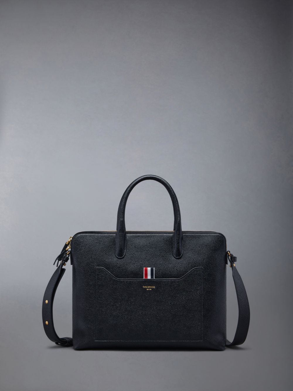 Thom Browne Pebble Grain Donna Borse Da Lavoro Nere | MIB86W95253