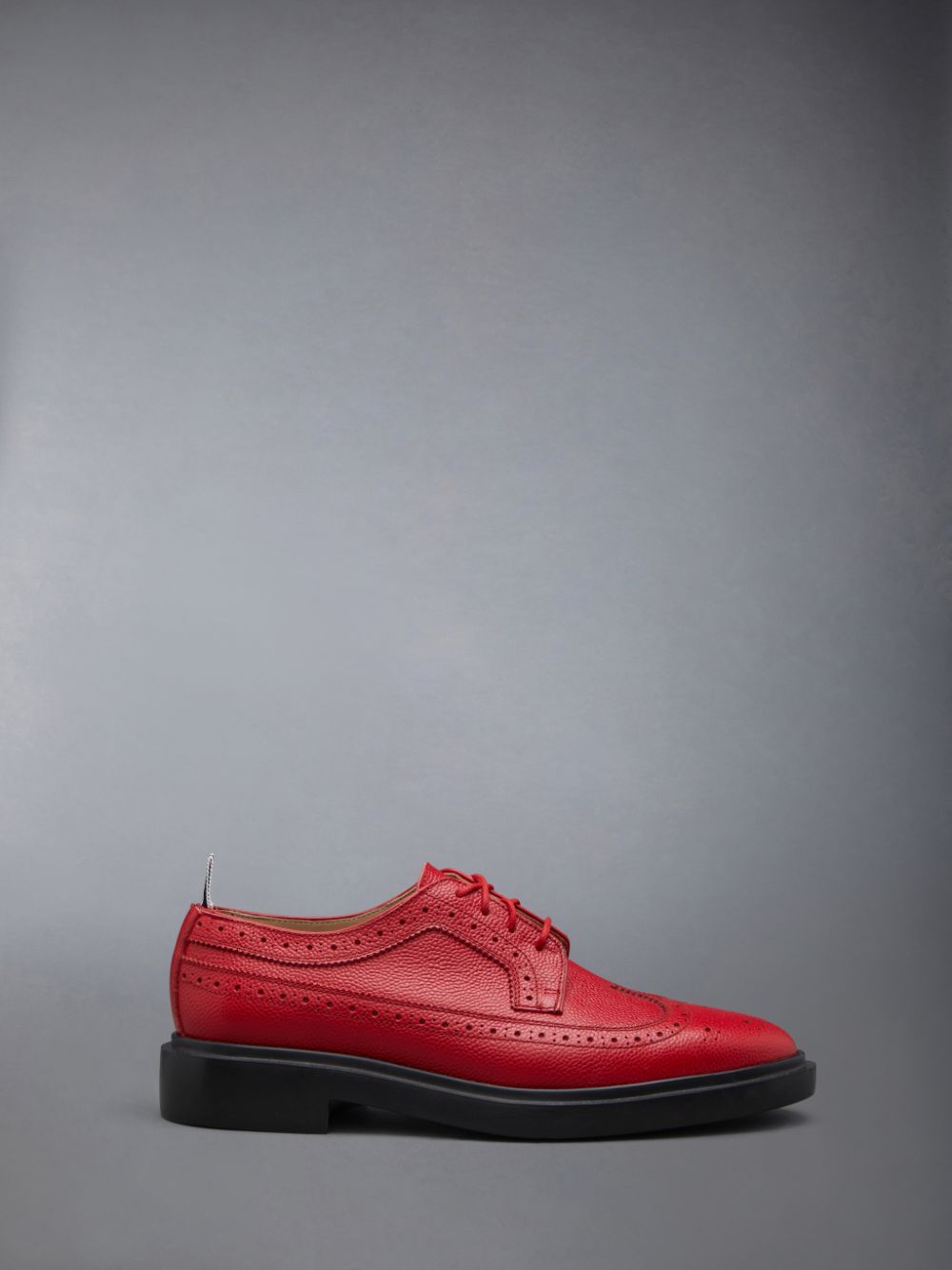 Thom Browne Pebble Grain Leather Longwing Donna Scarpe Brogue Rosse | RFE04L25003