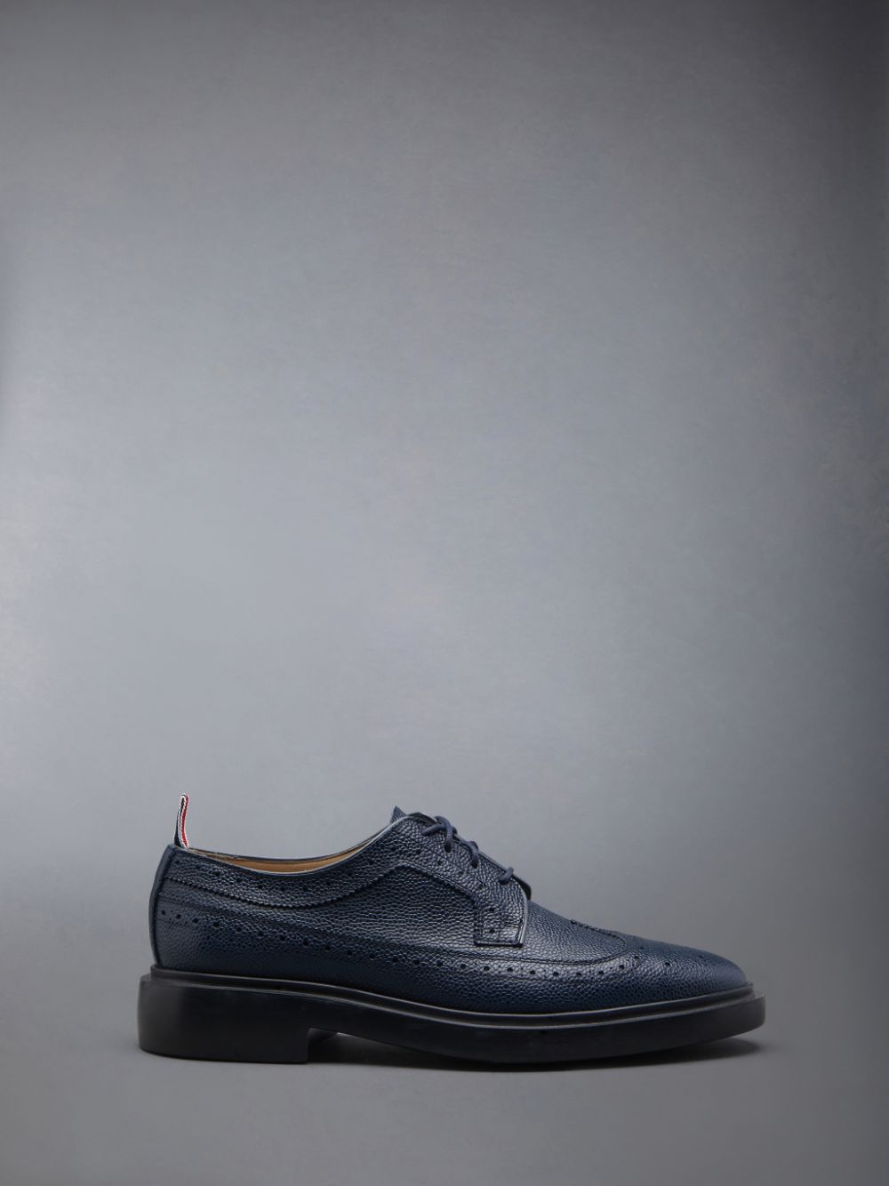 Thom Browne Pebble Grain Leather Longwing Donna Scarpe Brogue Blu | MAZ46Q26826