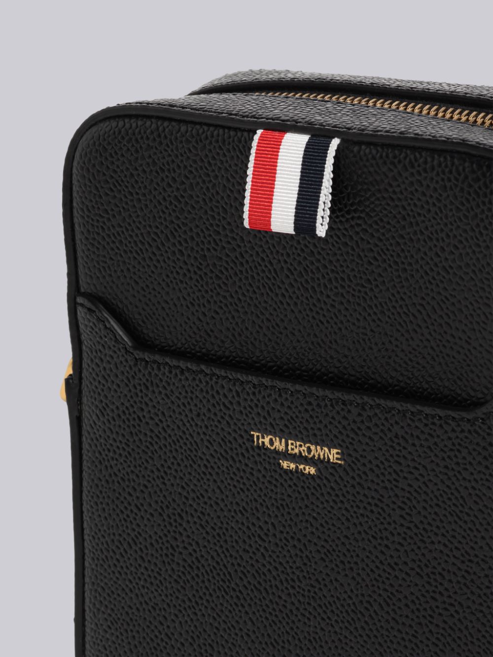 Thom Browne Pebble Grain Leather Vertical Camera Donna Borse Per Attrezzi Nere | HBE59B52965