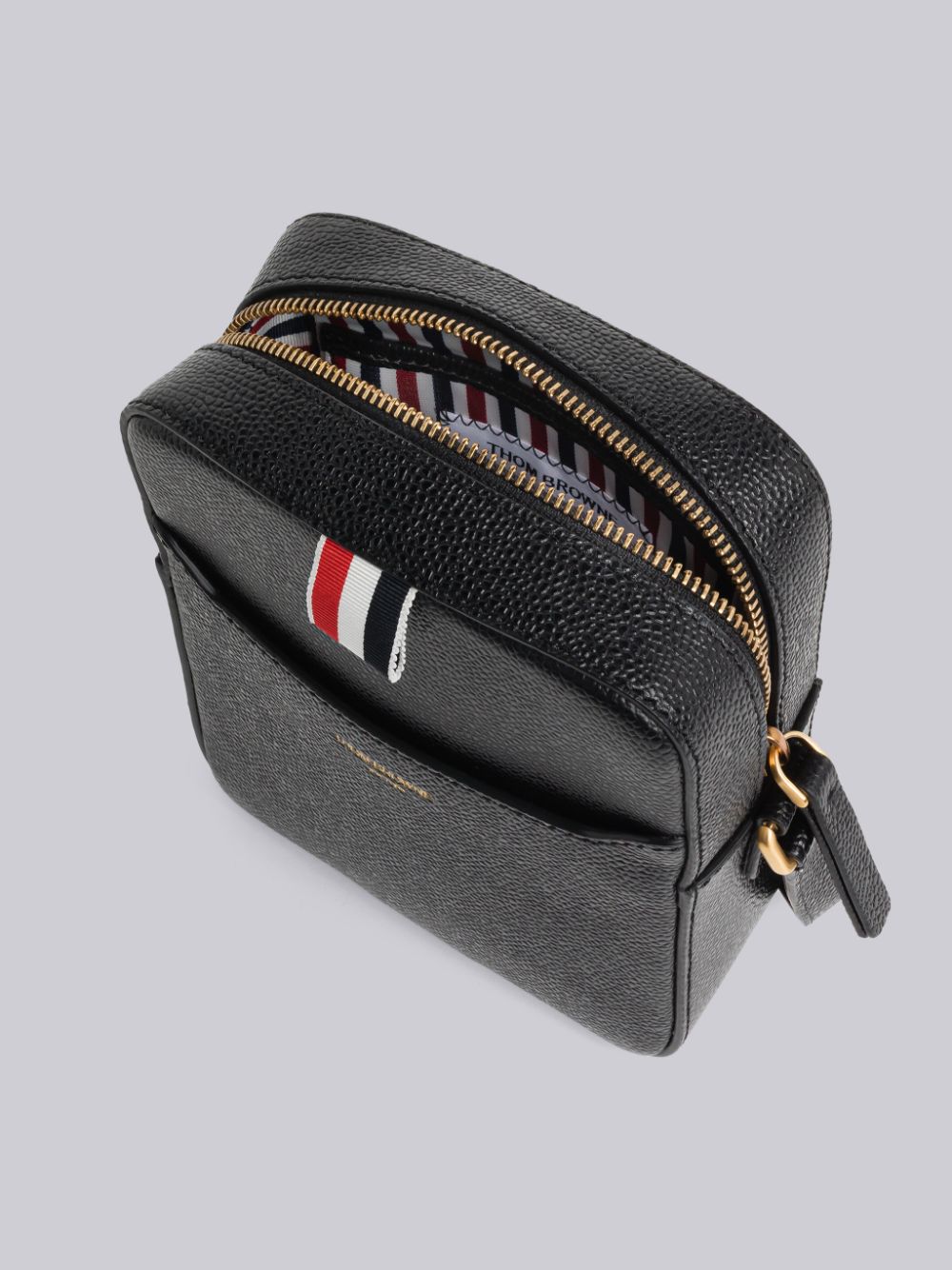 Thom Browne Pebble Grain Leather Vertical Camera Donna Borse Per Attrezzi Nere | HBE59B52965