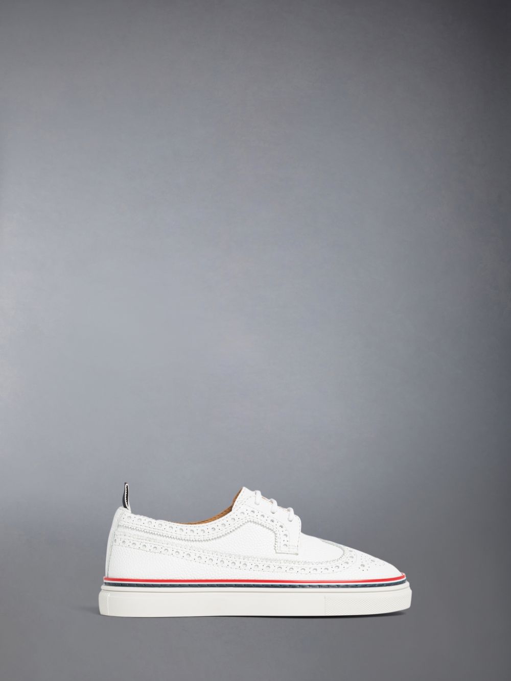 Thom Browne Pebble Grain Longwing Ragazza Sneakers Bianche | YOM23T46239