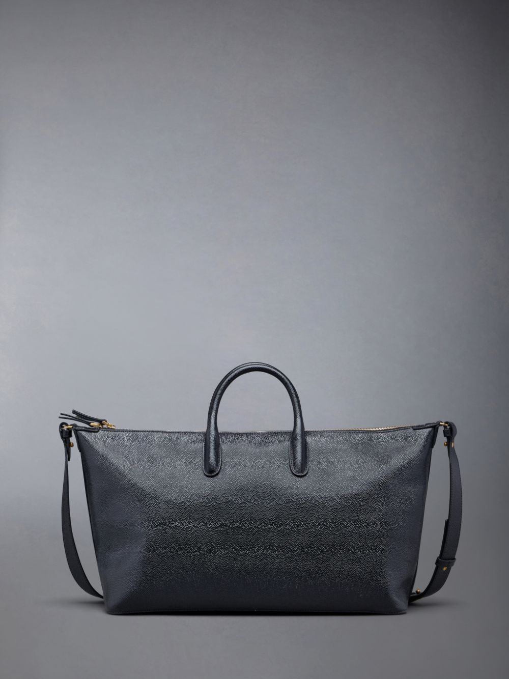 Thom Browne Pebble Grain Medium Donna Borsa Da Viaggio Nere | TDC18E35823