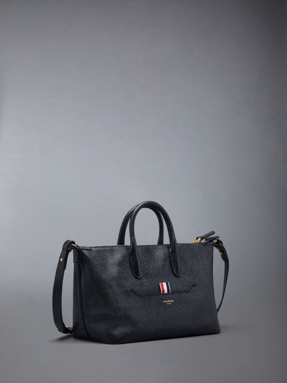 Thom Browne Pebble Grain Small Donna Borsa Da Viaggio Nere | ZFQ51O46208