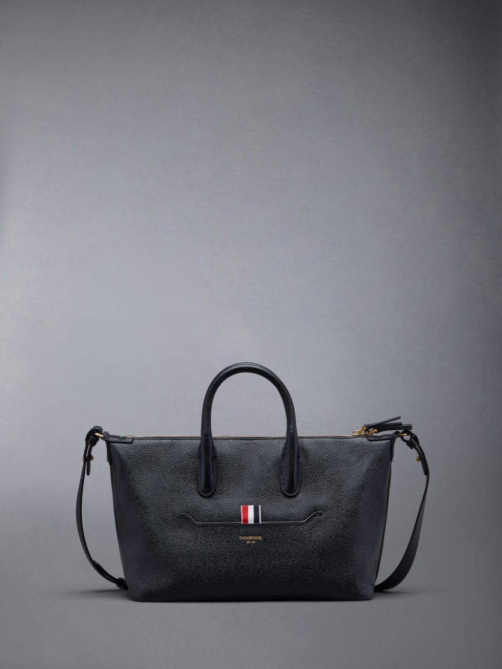 Thom Browne Pebble Grain Small Donna Borsa Da Viaggio Nere | ZFQ51O46208